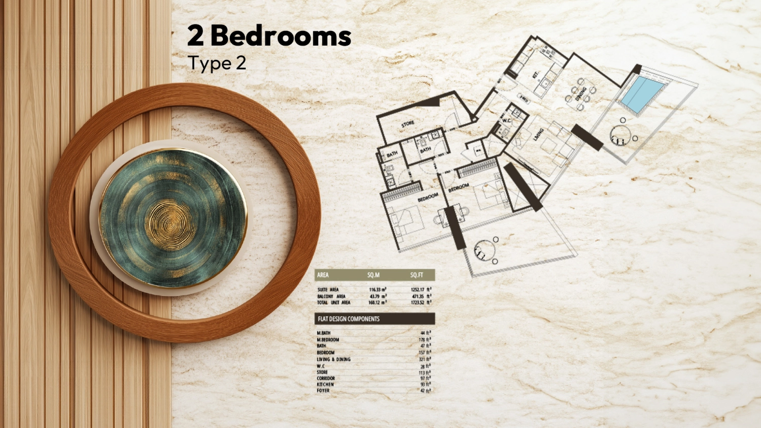 2 BR - Type B